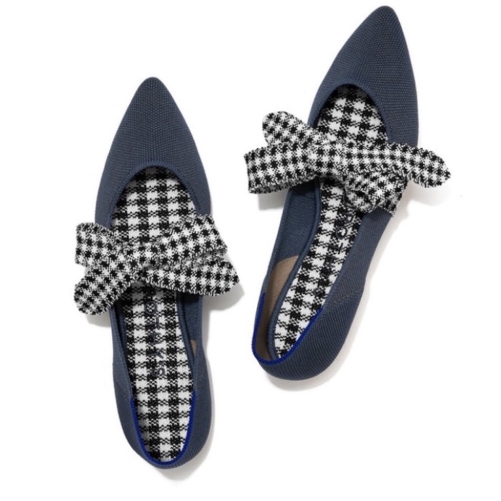 Rothy’s Mary Jane Gingham Bow